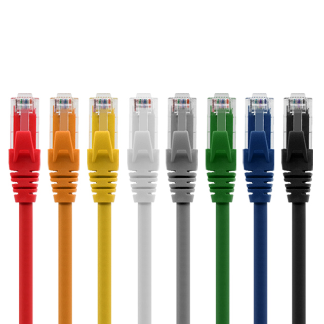 CAT6 UTP 24AWG PVC Çıplak Bakır Yama Kablosu