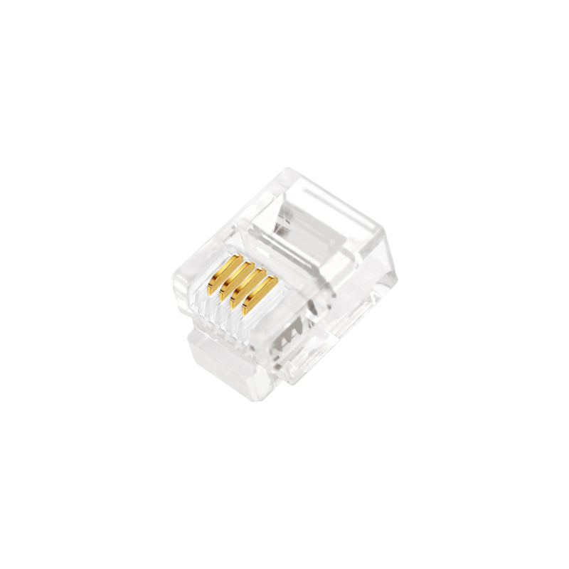 Kalıcı Cat3 6P4C RJ11 Modüler Fiş