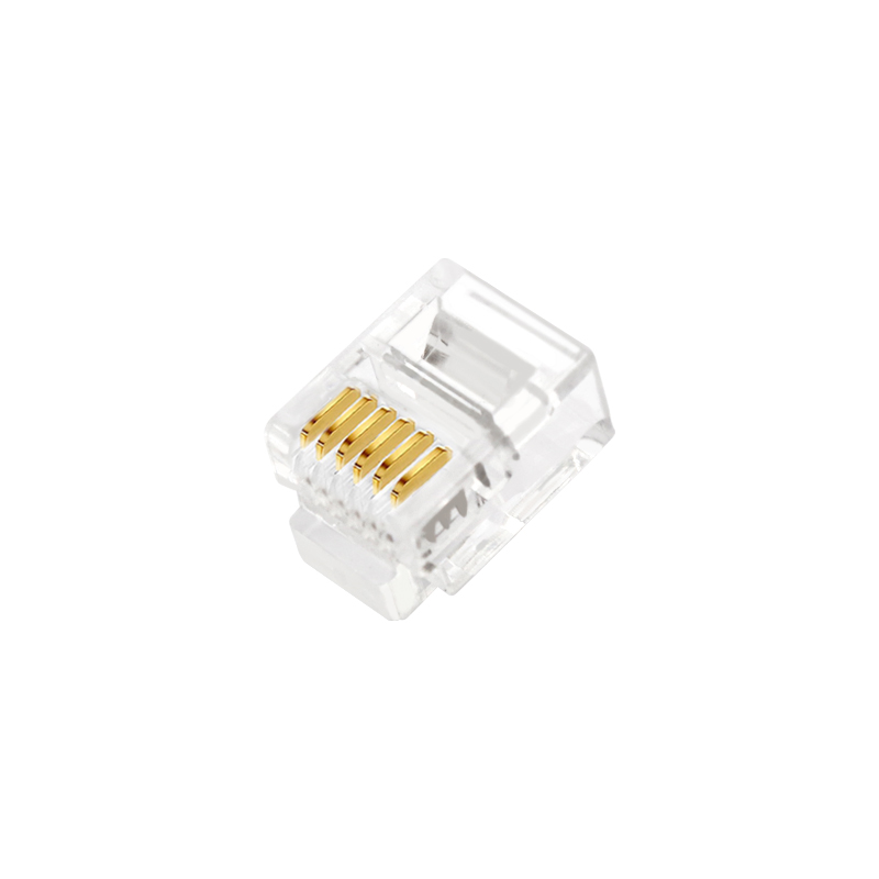 Kalıcı Cat3 6p6c RJ12 Modüler Fiş