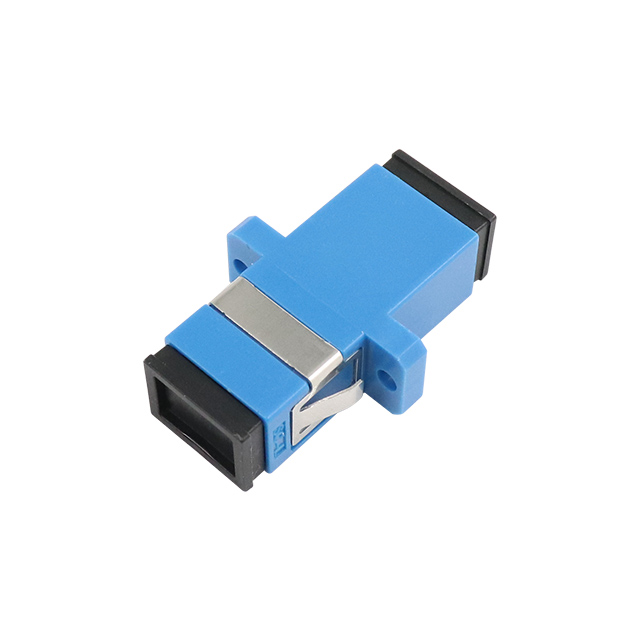 Flanşlı SC UPC Tek Mod Simpleks Fiber Optik Adaptör