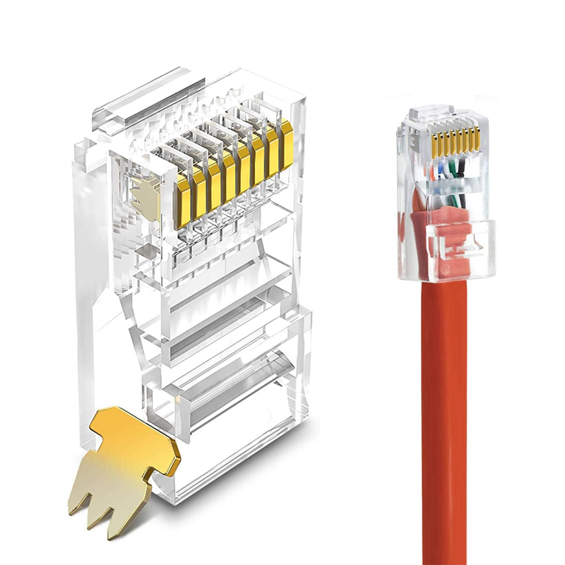 CAT5E UTP 8P8C RJ45 Modüler Fiş 1 Parçası