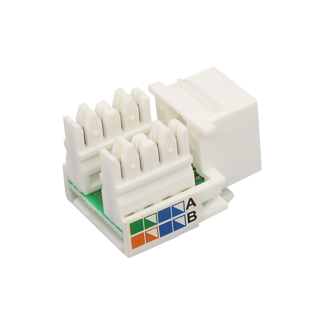 Cat5e Kalıcı 90 Derece Yumruk Down Keystone Jack
