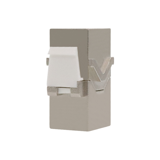 Cat7 korumalı 180 derecelik RJ45 dişi Keystone Jack İçi Kuplör