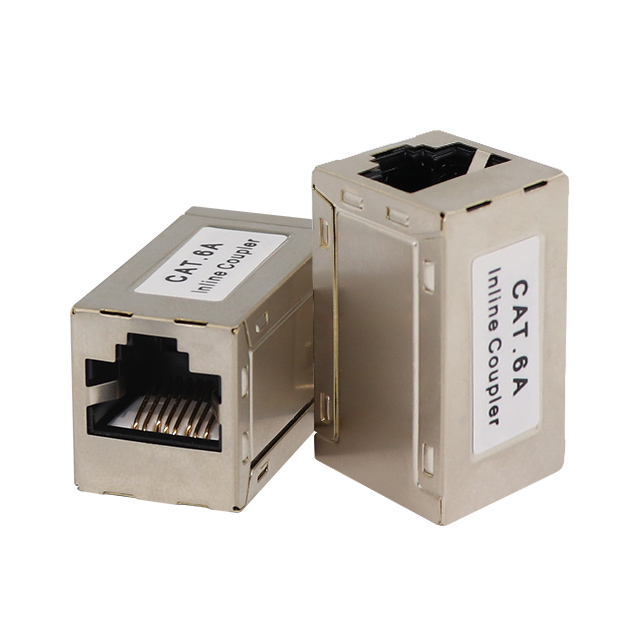 CAT6A FTP Korumalı 180 Derece RJ45 Dişi Keystone Jack İçi Kuplör