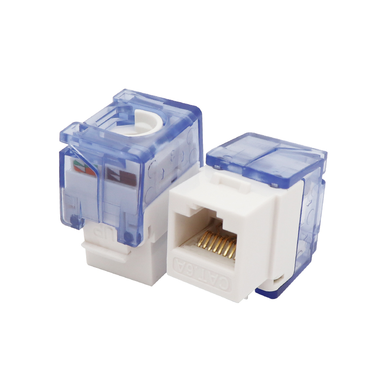CAT6A Kalıcı 180 Derece Takımsız Keystone Jack