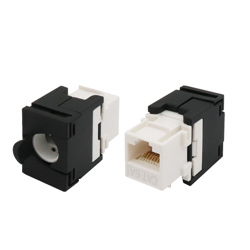 CAT6A UTP 180 Derece Toolless Keystone Jack