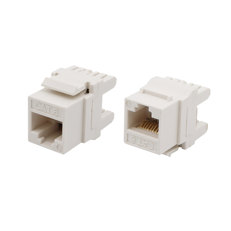 CAT6 UTP 180 Derece Punch Down Keystone Jack Kısa Tür