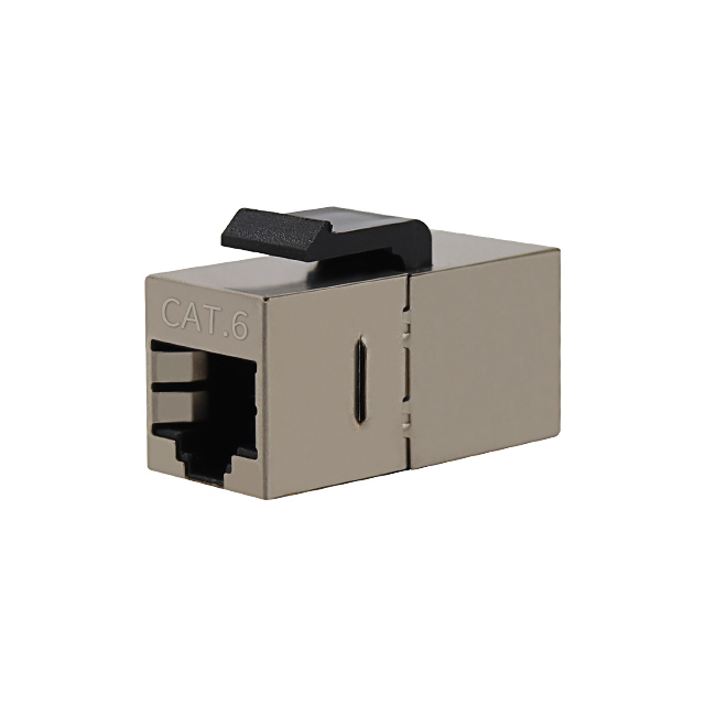 Cat6 korumalı 180 derecelik RJ45 dişi Keystone Jack INline Kuplör