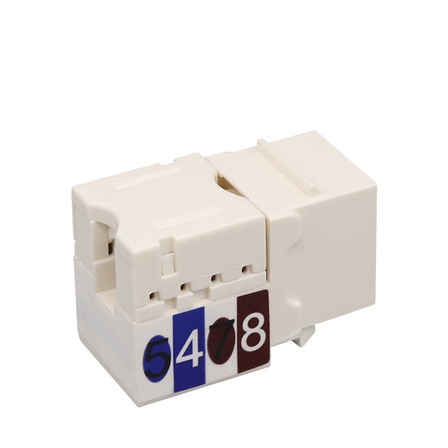 CAT6 Kalıcı 90 Derece Yumruk Down Keystone Jack