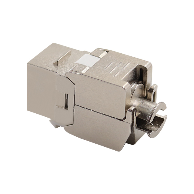 CAT7 STP çinko alaşımı 180 derece Toolless Keystone Jack