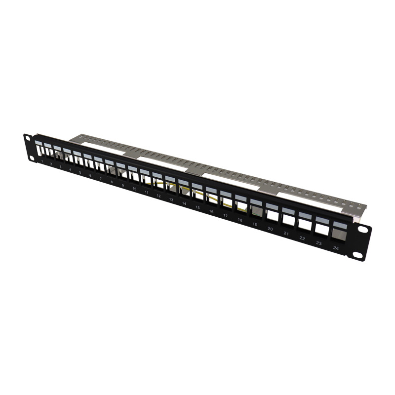 19''1U 24 Port STP Boş Patch Panel