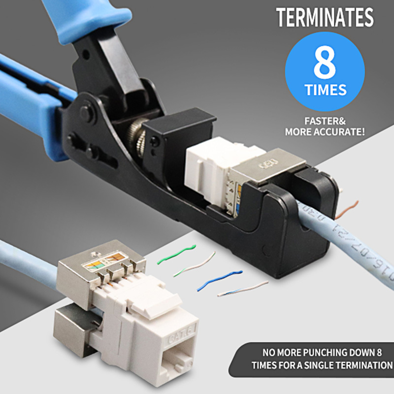 RJ45 Keystone Jack 180 Derece PX-T-DS için Hız Sonlandırma Aracı Yumruğu