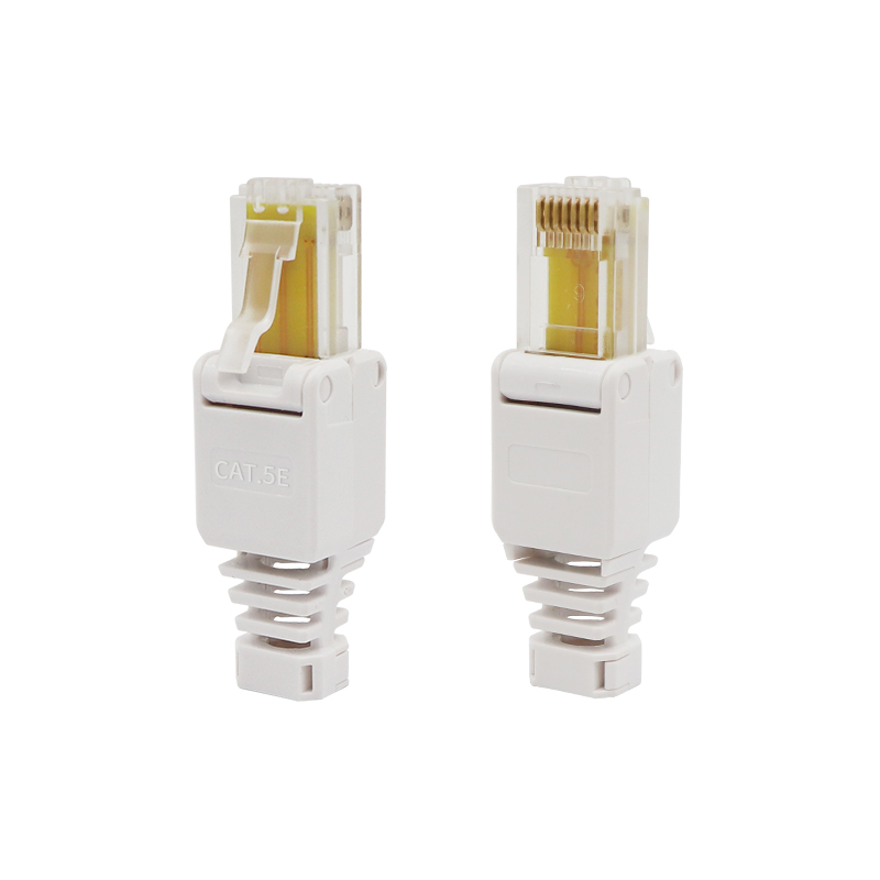 RJ45 alan sonlandırılmış fişin temas noktaları yüksek hassasiyetle tasarlanmış mı?